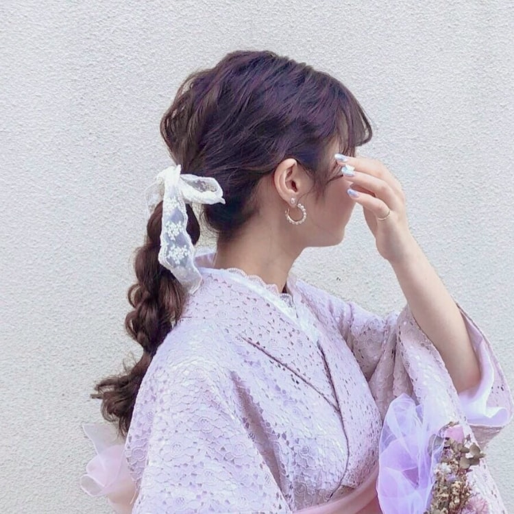 Premium lace kimono plan｜Rental plan｜Kyoto Kimono Rental Fukumoto