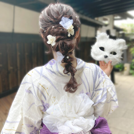 浴衣後姿_動物面