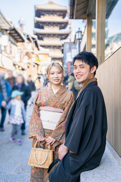 八坂の塔_カップル