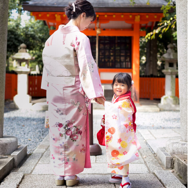 七五三_3歳女の子_訪問着