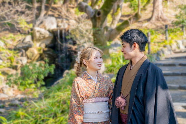 円山公園_カップル