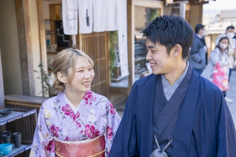 京都で叶えた憧れの着物デート