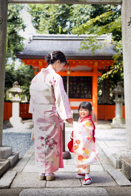 七五三_3歳女の子_訪問着