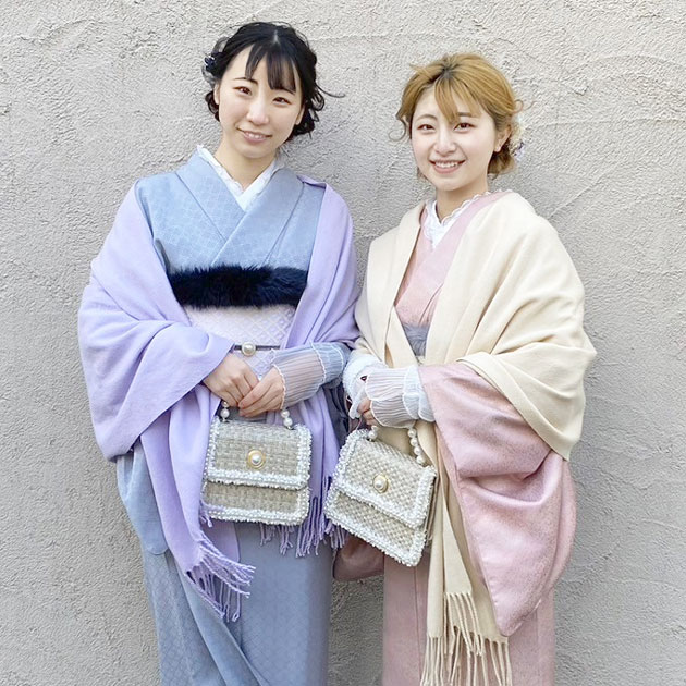 ショールコーデ