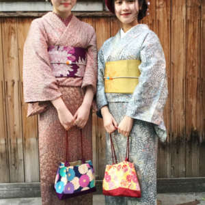 京越浅草店アンティーク着物お客様写真