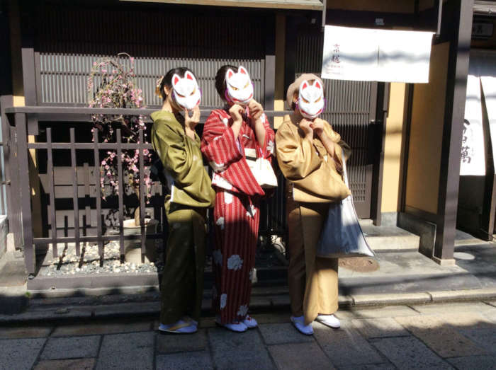 祇園新橋店お客様の着物写真