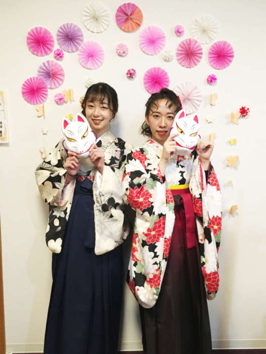 祇園新橋店お客様袴コーディネート